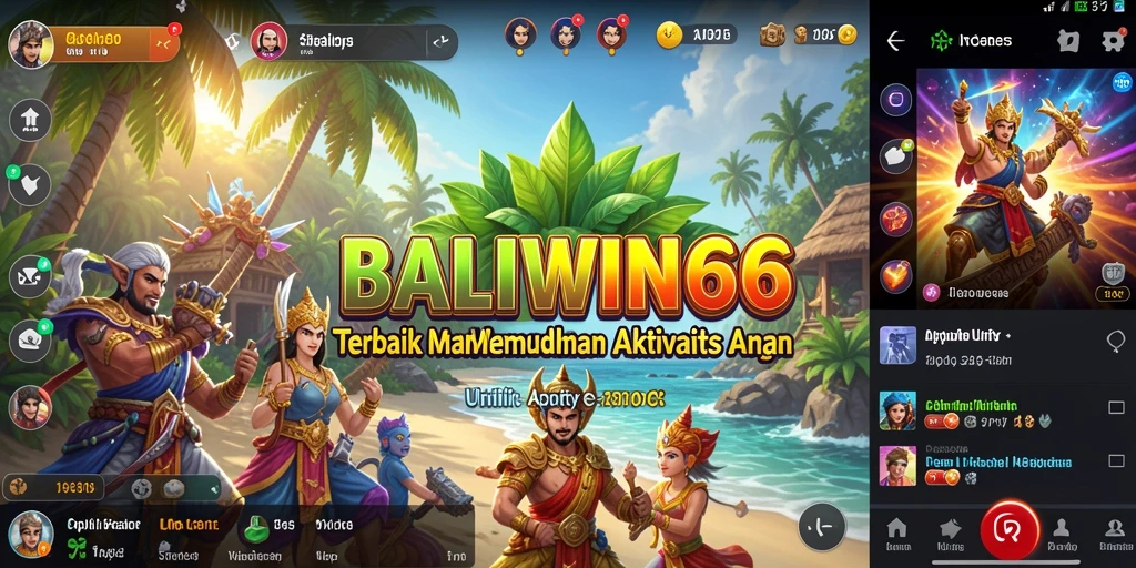 Tampilan antarmuka utama BALIWIN66 yang intuitif dan mudah digunakan.