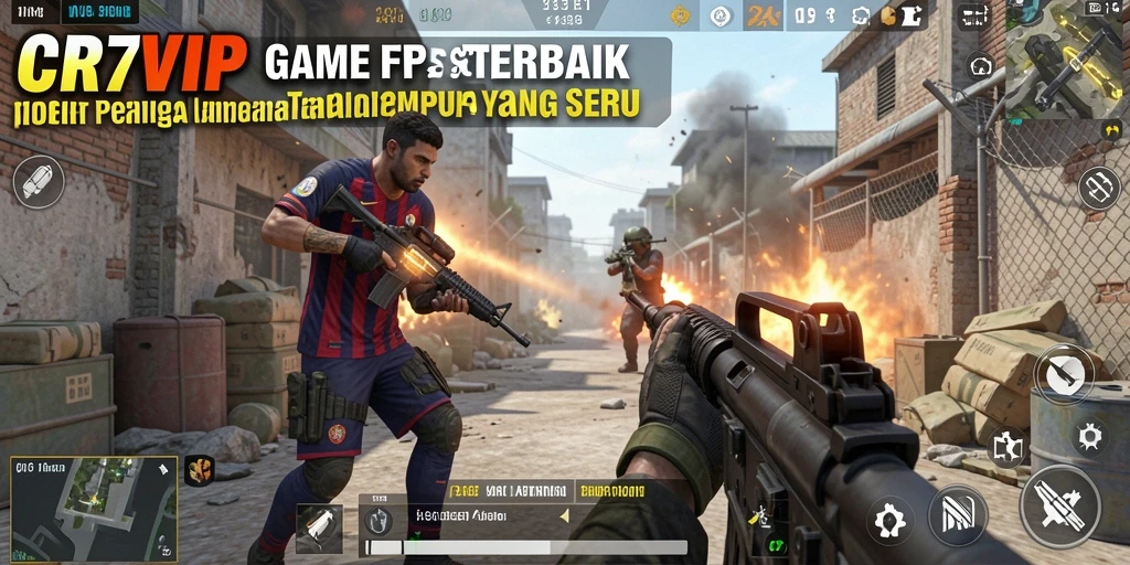 Tampilan menarik dari gameplay intens di CR7VIP.