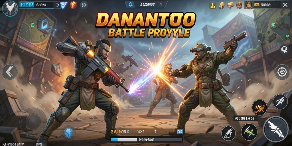 Tampilkan momen aksi seru dalam game Battle Royale.