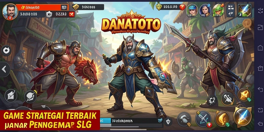 Tampilan menarik dari gameplay DANATOTO yang penuh strategi.