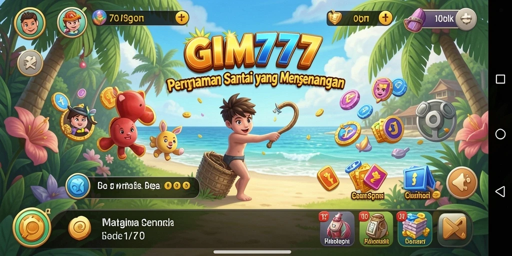 Tampilan gameplay GIM777 yang seru dan menawan.