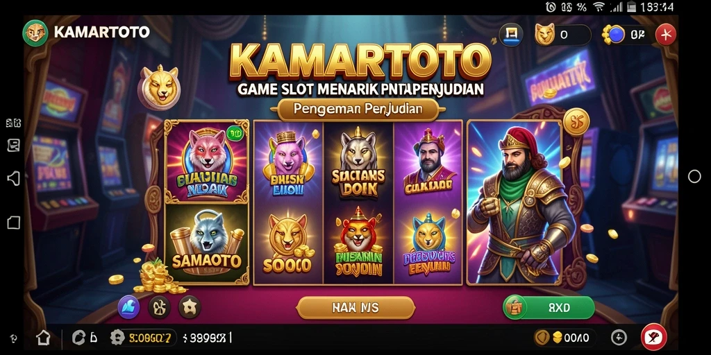 Tampilan gameplay KAMARTOTO yang mengasyikkan dan penuh warna.