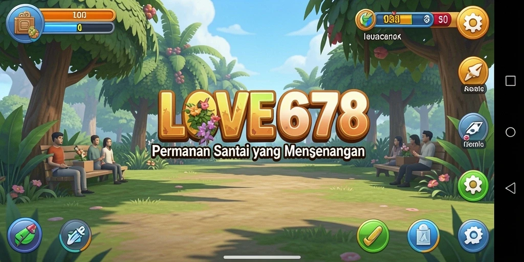 Tampilan gameplay utama dari LOVE678 yang menarik dan menghibur.