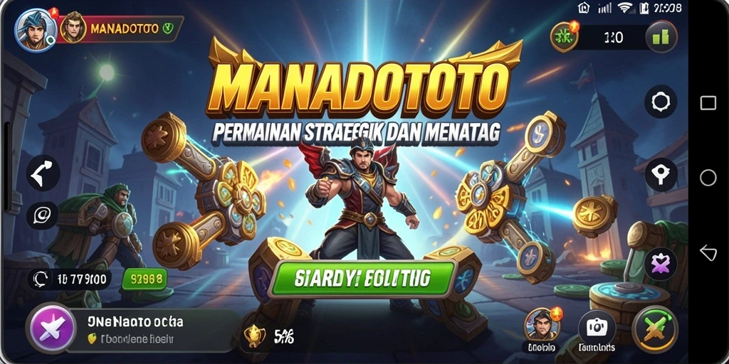 Tampilan grafis dan gameplay menarik dari MANADOTOTO.