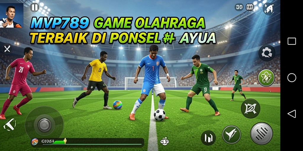 Screenshot utama MVP789 menampilkan suasana pertandingan yang seru dan grafis menawan.