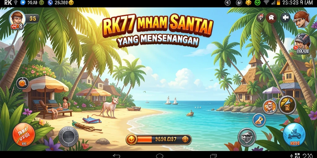 Tangkapan layar gameplay <strong>RK77</strong> yang menarik dan menghibur.