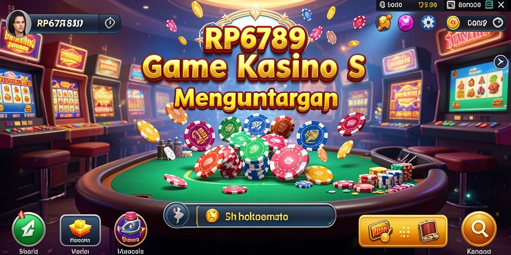 Tampilan live gameplay menarik di RP6789 dengan berbagai pilihan permainan Kasino.