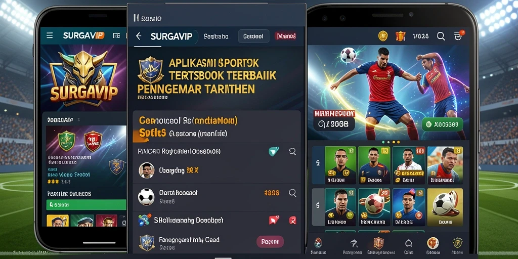 Screenshot menampilkan tampilan dinamis dan menarik dari gameplay Sportsbook.